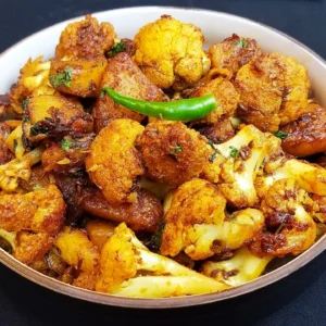 Aloo Gobhi Masala Fry