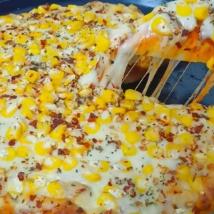 Sweet Corn Cheese Garlic Bread