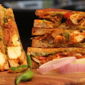 Tandoori Paneer Tikka Sandwich